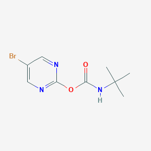 molecular formula C9H12BrN3O2 B15394325 (5-Bromopyrimidin-2-yl)tert-butylcarbamate 