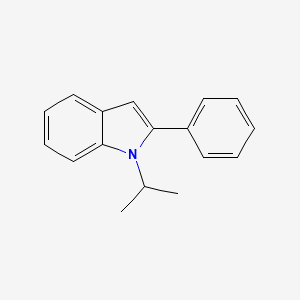 molecular formula C17H17N B15394499 1-Isopropyl-2-phenyl-1H-indole 