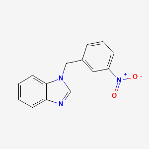 molecular formula C14H11N3O2 B15394528 1-(3-Nitrobenzyl)-1H-benzo[d]imidazole 