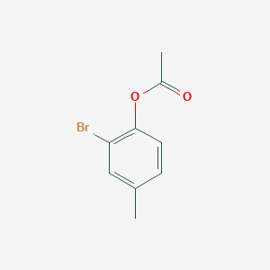 molecular formula C9H9BrO2 B15394530 2-Bromo-4-methylphenyl acetate 