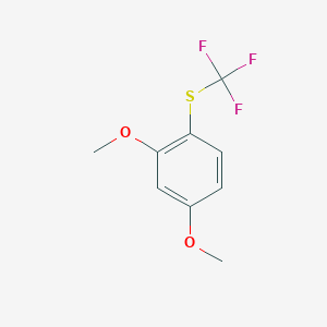 molecular formula C9H9F3O2S B15394558 2,4-Dimethoxyphenyl(trifluoromethyl) sulfide 