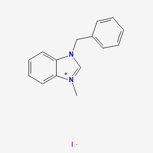 3-Benzyl-1-methyl-1H-benzo[d]imidazol-3-ium iodide