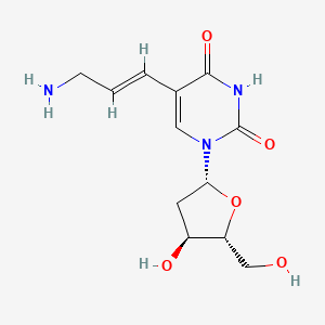 5-(3-Amino-propenyl)-1-(4-hydroxy-5-hydroxymethyl-tetrahydro-furan-2-yl)-1H-pyrimidine-2,4-dione