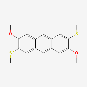 2,6-Dimethoxy-3,7-bis(methylthio)anthracene