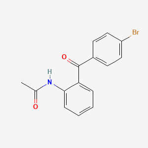 molecular formula C15H12BrNO2 B15394725 N-(2-(4-Bromobenzoyl)phenyl)acetamide 