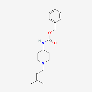 molecular formula C18H26N2O2 B15394759 Benzyl (1-isopentylpiperidin-4-yl)carbamate 