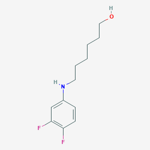 6-(3,4-Difluorophenylamino)hexan-1-ol