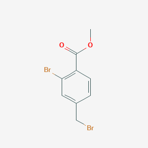 molecular formula C9H8Br2O2 B153948 2-溴-4-(溴甲基)苯甲酸甲酯 CAS No. 128577-48-0