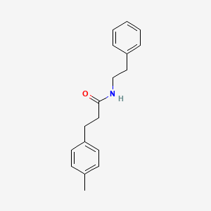 molecular formula C18H21NO B15394806 N-Phenethyl-3-(p-tolyl)propanamide 