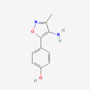 4-(4-Amino-3-methylisoxazol-5-yl)phenol