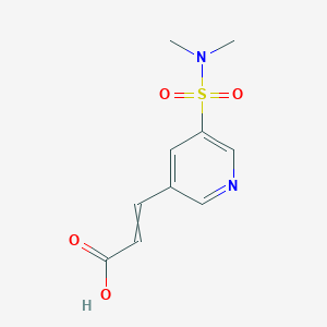 3-(5-(n,n-Dimethylsulfamoyl)pyridin-3-yl)acrylic acid