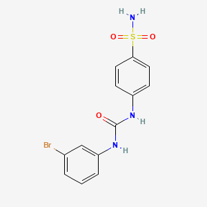 4-{[(3-Bromophenyl)carbamoyl]amino}benzenesulfonamide