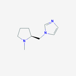 (S)-1-((1-Methylpyrrolidin-2-yl)methyl)-1H-imidazole