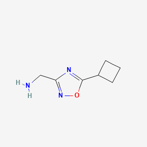 5-Cyclobutyl-1,2,4-oxadiazole-3-methanamine