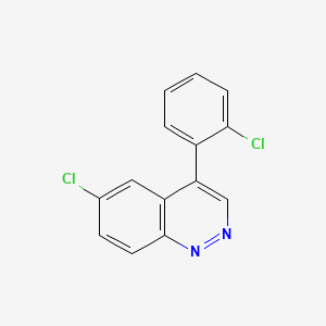 6-Chloro-4-(2-chlorophenyl)cinnoline