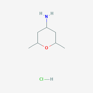 2,6-Dimethyloxan-4-amine;hydrochloride