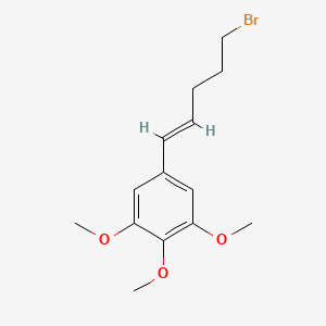 (E)-5-bromo-1-(3,4,5-trimethoxyphenyl)-1-pentene