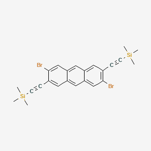 2,6-Dibromo-3,7-bis(trimethylsilylethynyl)anthracene