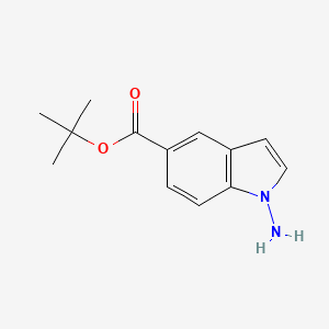 Tert-butyl 1-aminoindole-5-carboxylate