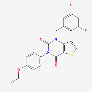 1-(3,5-difluorobenzyl)-3-(4-ethoxyphenyl)thieno[3,2-d]pyrimidine-2,4(1H,3H)-dione