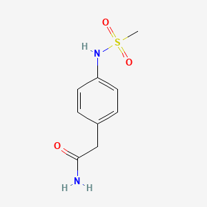 4-[(Methylsulfonyl)amino]benzeneacetamide