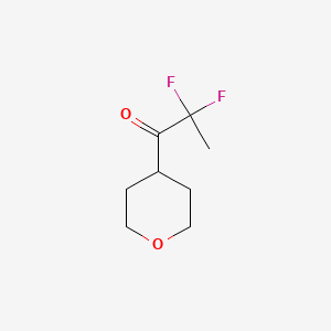 2,2-Difluoro-1-(oxan-4-yl)propan-1-one