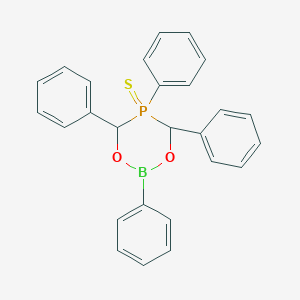 B15396502 2,4,5,6-Tetraphenyl-1,3,5lambda~5~,2-dioxaphosphaborinane-5-thione CAS No. 89129-42-0