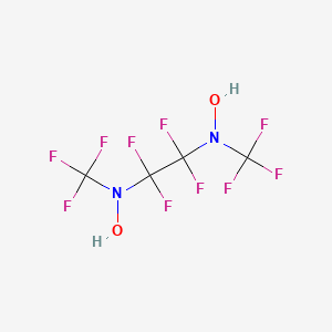 (Tetrafluoroethylene)bis[N-(trifluoromethyl)hydroxylamine]