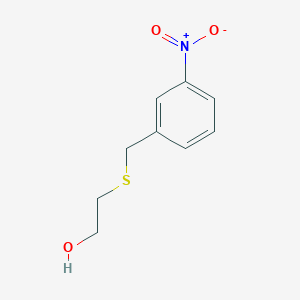 2-{[(3-Nitrophenyl)methyl]sulfanyl}ethan-1-ol