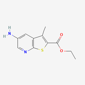 Ethyl 5-amino-3-methylthieno[2,3-b]pyridine-2-carboxylate