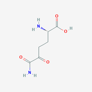 (S)-2,6-Diamino-5,6-dioxohexanoic acid