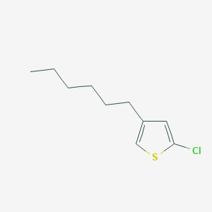 2-Chloro-4-hexylthiophene