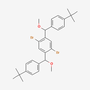 1,4-Dibromo-2,5-bis[(4-tert-butylphenyl)(methoxy)methyl]benzene