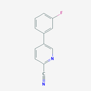 5-(3-Fluorophenyl)picolinonitrile