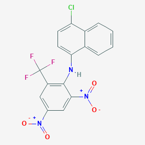 4-Chloro-N-[2,4-dinitro-6-(trifluoromethyl)phenyl]naphthalen-1-amine