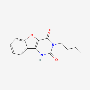 3-butyl-1H-[1]benzofuro[3,2-d]pyrimidine-2,4-dione