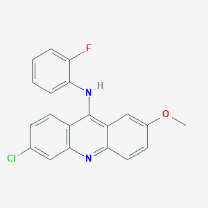 6-chloro-N-(2-fluorophenyl)-2-methoxyacridin-9-amine