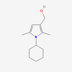 (1-Cyclohexyl-2,5-dimethyl-1H-pyrrol-3-YL)methanol