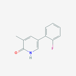 5-(2-Fluorophenyl)-3-methylpyridin-2-ol