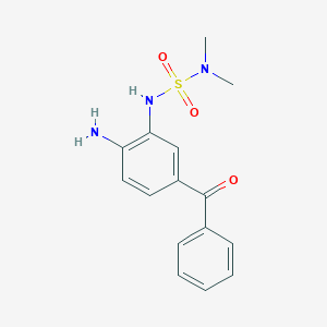 N'-(2-Amino-5-benzoylphenyl)-N,N-dimethylsulfuric diamide