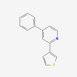 4-Phenyl-2-(thiophen-3-yl)pyridine