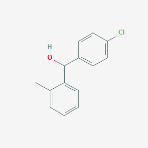 molecular formula C14H13ClO B15397144 2-Methyl-4'-chlorobenzhydrol CAS No. 29338-51-0