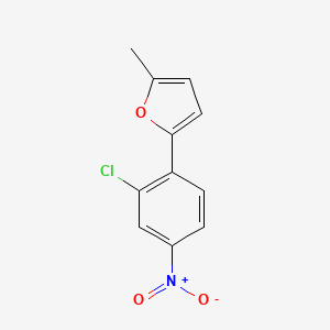 2-(2-Chloro-4-nitrophenyl)-5-methylfuran