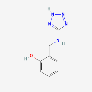 molecular formula C8H9N5O B15397213 2-[(2H-tetrazol-5-ylamino)methyl]phenol CAS No. 4444-79-5