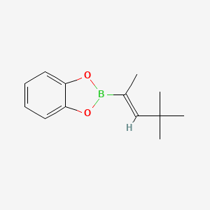 (Z)-2-(4,4-Dimethylpent-2-en-2-yl)benzo[d][1,3,2]dioxaborole