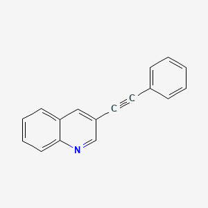 3-(Phenylethynyl)quinoline