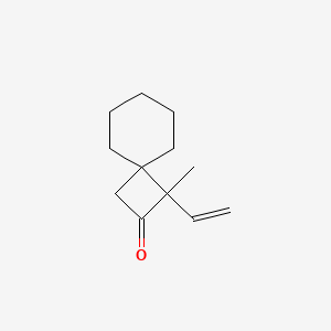 1-Ethenyl-1-methylspiro[3.5]nonan-2-one