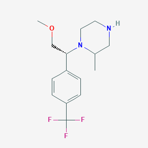 1-{2-Methoxy-1-[4-(trifluoromethyl)phenyl]ethyl}-2-methylpiperazine