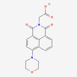 2-(6-Morpholino-1,3-dioxo-1H-benzo[de]isoquinolin-2(3H)-yl)acetic acid