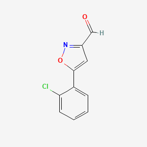 5-(2-Chlorophenyl)isoxazole-3-carbaldehyde